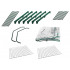 Sera 69 x 49 x 95 cm, folie PVC, constructie metalica [7]