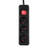 Prelungitor 1.5m, 3x1.5mm2, 3G, negru, ON/OFF [2]