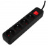 Prelungitor 1.5m, 3x1.5mm2, 4G, negru, ON/OFF [3]