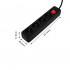 Prelungitor 3m, 3x1.5mm2, 4G, negru, ON/OFF [6]