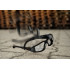 Ochelari de protectie cu insertie de spuma, lentile albe, clasa rezistenta FT [12]