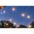 Ghirlanda luminoasa, 20m + 20 becuri plastic 1 W, cu filament (+2 rezerva), 220V. [10]