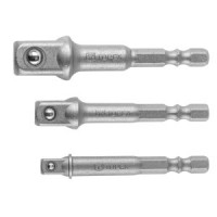 Adaptoare de la 1/4'' la 1/4'', 3/8'',1/2'' , 3 buc -set