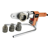 Aparat de lipit tevi plastic 650W, in set cu 4 duze/matrite Aparat de lipit tevi plastic 650W, in set cu 4 duze/matrite