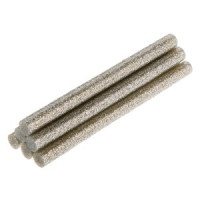 Batoane pt pistol lipit 8mm,6 buc-set,argintii,brocart