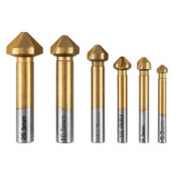 Burghie conice TiN, 6.3-20.5 mm, set de 6 buc. Burghie conice TiN, 6.3-20.5 mm, set de 6 buc.