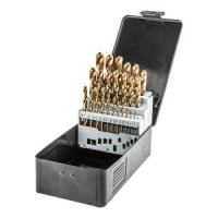 Burghie metal, HSS-TiN , 1.0-13.0 mm, 25 buc -set Burghie metal, HSS-TiN , 1.0-13.0 mm, 25 buc -set