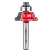 Burghiu freza pentru rotunjire decorativa, HM, 25.7x9.7mm, tija 6mm Burghiu freza pentru rotunjire decorativa, HM, 25.7x9.7mm, tija 6mm