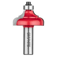 Burghiu freza pentru rotunjire decorativa, HM, 38.4x17.5mm, tija 12mm