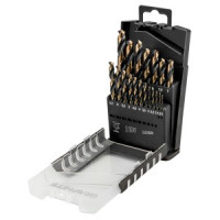 Burghiu metal HSS-CNC, 124°, tip Pro-Tec, 1,0 - 10,0 mm, set 19 buc. Burghiu metal HSS-CNC, 124°, tip Pro-Tec, 1,0 - 10,0 mm, set 19 buc.
