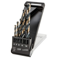 Burghiu metal HSS-CNC, 124°,  tip Pro-Tec, 4,0 - 10,0 mm, set 5 buc.