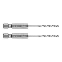 Burghiu metalic hexagonal de 2,5 mm, 2 buc.