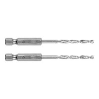 Burghiu metalic hexagonal de 3,5 mm, 2 buc.