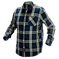 Camasa pentru barbati din flanel, albastru inchis-oliv-negru, marimea XXL Camasa pentru barbati din flanel, albastru inchis-oliv-negru, marimea XXL