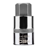 Cap Tubulara 1/2'' cu antrenor hexagonal, H19 x 55 mm Cap Tubulara 1/2'' cu antrenor hexagonal, H19 x 55 mm