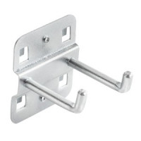 Carlig dublu 40mm, set de 3 bucati