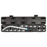 Cheie cu varfuri inlocuibile pentru tensionarea curelelor de transmisie,  14 buc.