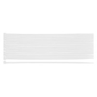 Coliere plastic EXTREME 2,5 × 150 mm, alb, 100 buc.