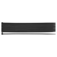 Coliere plastic EXTREME 2,5 × 200 mm, negru, 20 buc.