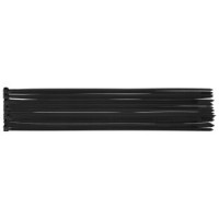 Coliere plastic EXTREME 7,6 × 500 mm, negru, 50 buc.
