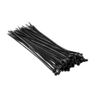 Coliere plastic negre, 2.5 x 200 mm, 100 buc -set