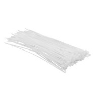 Coliere plastic transparente, 2.5 x 200 mm, 100 buc -set