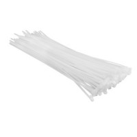 Coliere plastic transparente, 3.6 x 300 mm, 100 buc -set