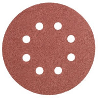 Disc abraziv cu gauri 125mm K100, set 5 buc