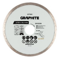 Disc de taiere diamantat, 125 x 22,2 mm, taiere umeda