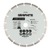 Disc de taiere diamantat, segmentat, 230 x 22,2 mm, taiere uscata Disc de taiere diamantat, segmentat, 230 x 22,2 mm, taiere uscata