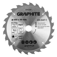 Disc fierastrau circular cu varfuri HM 250 x 30mm, 24 dinti