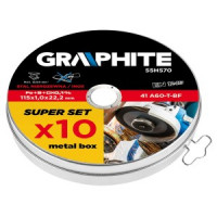 Disc taiere pentru metal 115 x 1,0 x 22,2 mm, 41 A60-T-BF, INOX, 10 buc. /s Disc taiere pentru metal 115 x 1,0 x 22,2 mm, 41 A60-T-BF, INOX, 10 buc. /s