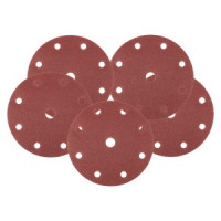 Discuri de slefuit 150 mm, P80, 5 buc, cu 9 gauri pentru 04-721 Discuri de slefuit 150 mm, P80, 5 buc, cu 9 gauri pentru 04-721