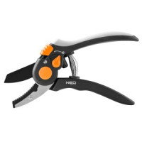 Foarfeca gradina nicovala 200mm, deschidere ajustabila, max 18mm