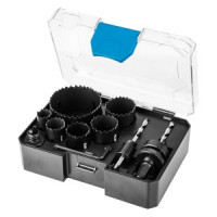 Freze tubulare bi-metalice Co8% (19, 25, 30, 35, 40, 68 mm), set de 9 el.