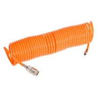 Furtun de presiune spiralat 5 x 8 mm, 10 m, PE Furtun de presiune spiralat 5 x 8 mm, 10 m, PE