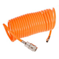 Furtun de presiune spiralat 5 x 8 mm, 5 m, PE