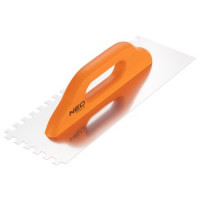 Gletiera 380x128mm, dinti 10mm, maner lemn