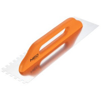 Gletiera 480x128mm, dinti 10mm, maner lemn