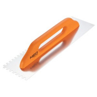 Gletiera 480x128mm, dinti 8mm, maner lemn