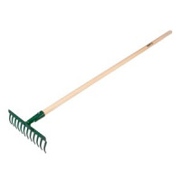 Grebla dreapta universala, 12 dinti, cap nituit, maner din lemn Grebla dreapta universala, 12 dinti, cap nituit, maner din lemn