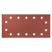 Hartie abraziva cu Velcro 115x230mm, K120, cu gauri - set 5 buc