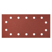 Hartie abraziva cu Velcro 115x230mm, K180, cu gauri - set 5 buc