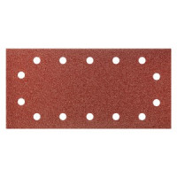 Hartie abraziva cu Velcro 115x230mm, K60, cu gauri - set 5 buc