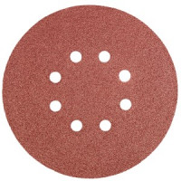 Hartie abraziva Velcro 150mm, K80, cu 8 gauri - set 5 buc Hartie abraziva Velcro 150mm, K80, cu 8 gauri - set 5 buc