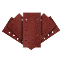 Hartie de slefuit Velcro 115 x 230 mm, K60, 5 buc, cu perforatii