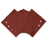 Hartie de slefuit Velcro, patrata, 113 x 113 mm, P80, 5 buc, cu 8 gauri, pentru 04-623 Hartie de slefuit Velcro, patrata, 113 x 113 mm, P80, 5 buc, cu 8 gauri, pentru 04-623