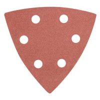 Hartie triunghiulara abraziva 93x93mm, K240, cu gauri - set 5buc
