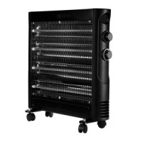 Incalzitor infrarosu cu cuart 600W/1200W
