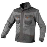 Jacheta de lucru cu maneci detasabile,100% bumbac, marime M (50) Jacheta de lucru cu maneci detasabile,100% bumbac, marime M (50)